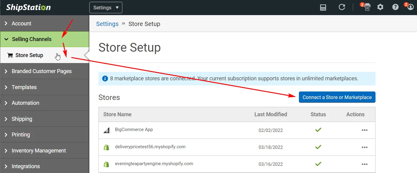 1. Go to Settings → Account → API → Generate New API Keys